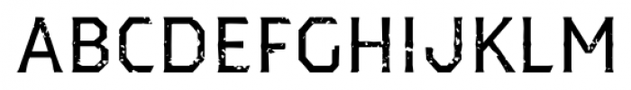 Dever Serif Rough Regular Font LOWERCASE