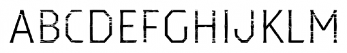 Dever Serif Wood Light Font LOWERCASE