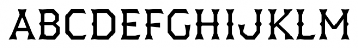 Dever Wedge Regular Font UPPERCASE