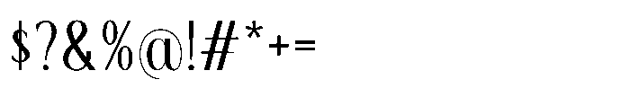De Martega DE MARTEGA Regular Font OTHER CHARS
