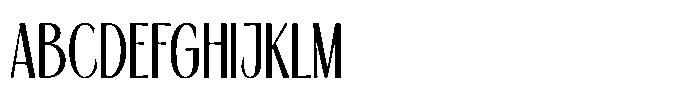 De Martega DE MARTEGA Regular Font UPPERCASE