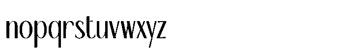 De Martega DE MARTEGA Regular Font LOWERCASE
