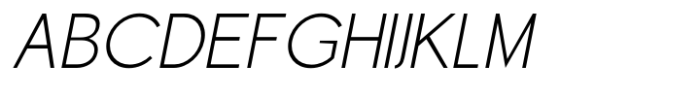 De Monte Light Italic Font