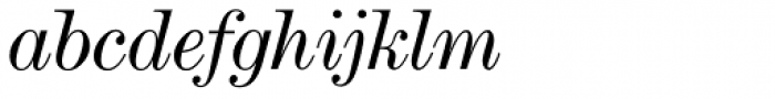 De Vinne Text Italic Font LOWERCASE