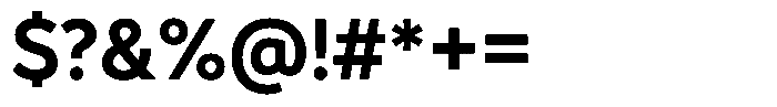 De Welle Bold Font OTHER CHARS