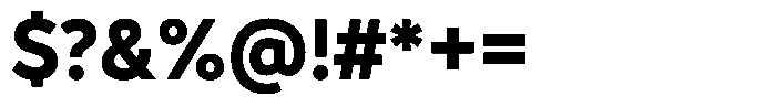 De Welle Extra Bold Font OTHER CHARS
