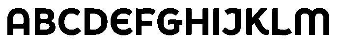 De Welle Extra Bold Font UPPERCASE