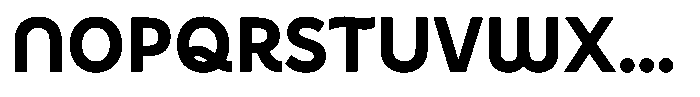 De Welle Extra Bold Font UPPERCASE