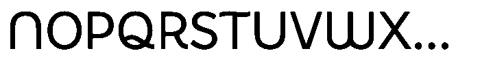 De Welle Regular Font UPPERCASE
