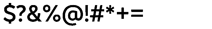 De Welle Semi Bold Font OTHER CHARS