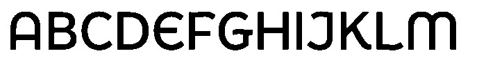 De Welle Semi Bold Font UPPERCASE
