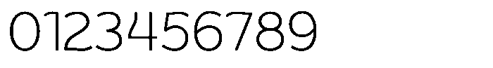 De Welle Thin Font OTHER CHARS