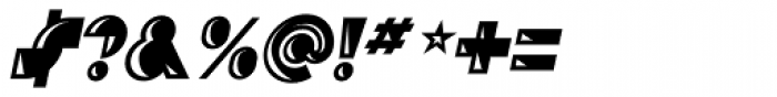 DeCoro Shine Italic Font OTHER CHARS