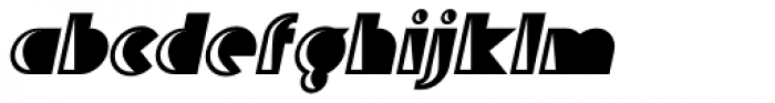 DeCoro Shine Italic Font LOWERCASE