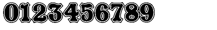 DeCoster Double Font OTHER CHARS