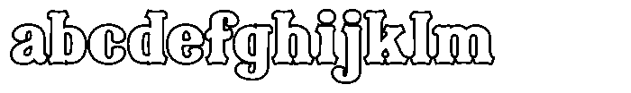 DeCoster Outline FONT