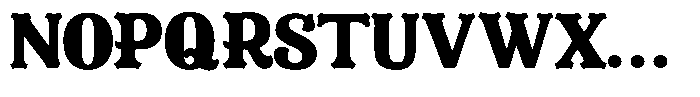 DeCoster Regular Font UPPERCASE