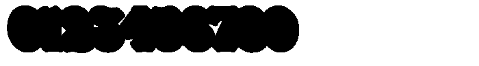 DeCoster Shadow Font OTHER CHARS
