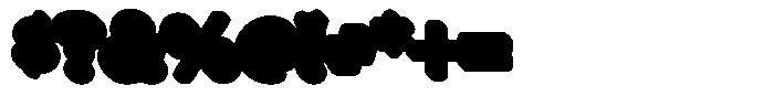DeCoster Shadow Font OTHER CHARS