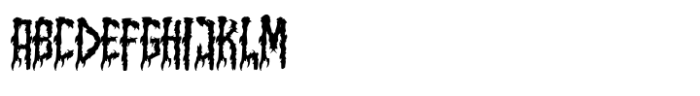 Dead Elder Metal Font UPPERCASE