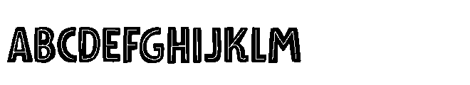 Deadline Panic Inline Regular FONT