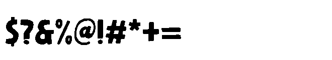 Deadline Panic Regular Font OTHER CHARS