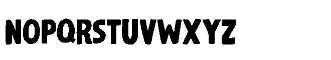 Deadline Panic Regular Font UPPERCASE