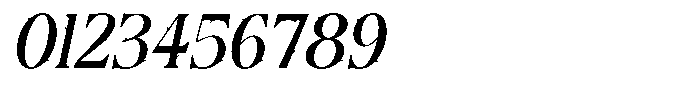 Deadly Sins Oblique Font OTHER CHARS