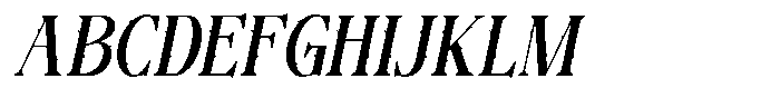 Deadly Sins Oblique Font UPPERCASE