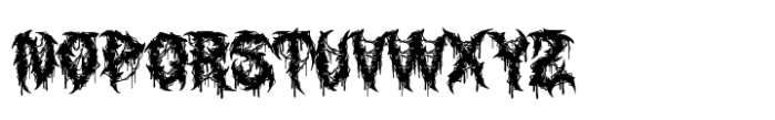 Deadly Font UPPERCASE