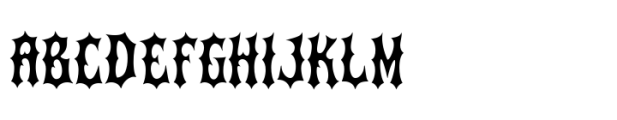 Deadsky Font UPPERCASE