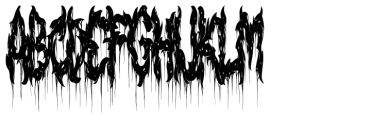 Deadwax Extreme Font LOWERCASE