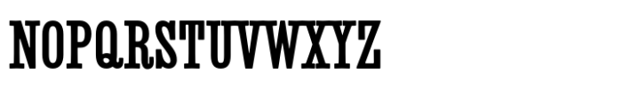 Deadwood Halfwide Heavy Font UPPERCASE