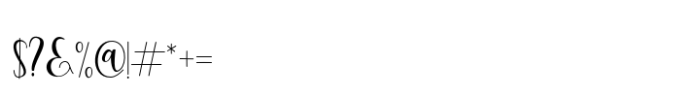 Dealove Script Font OTHER CHARS