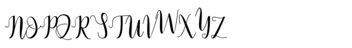 Dealove Script Font UPPERCASE