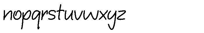 Deamor Font LOWERCASE