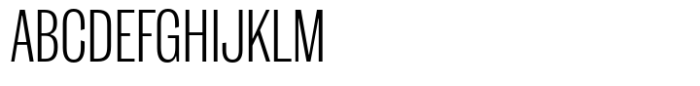 Dean Gothic Compressed Light Font UPPERCASE