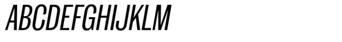 Dean Gothic Compressed Regular Italic Font UPPERCASE