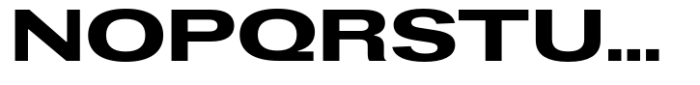 Dean Gothic Extended Bold Font UPPERCASE