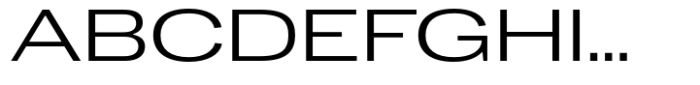 Dean Gothic Extended Book Font UPPERCASE