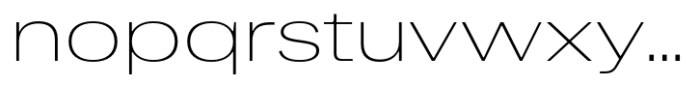 Dean Gothic Extended Thin Font LOWERCASE