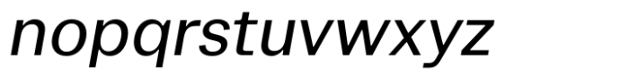 Dean Gothic Normal Regular Italic Font LOWERCASE