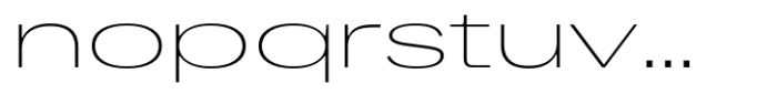 Dean Gothic Wide Thin Font LOWERCASE