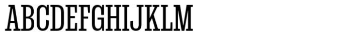 Dean Slab Compressed Regular Font UPPERCASE
