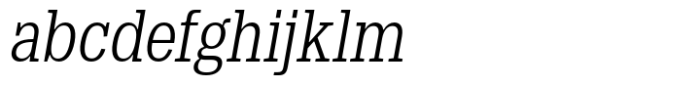 Dean Slab Condensed Light Italic FONT
