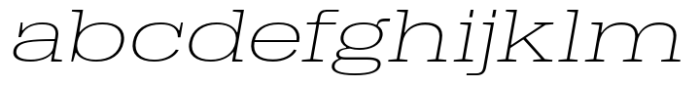 Dean Slab Extended Thin Italic FONT