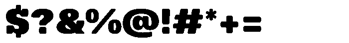 Dean Soft Slab Norm Black Font OTHER CHARS