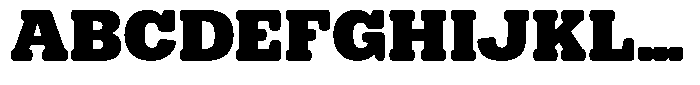 Dean Soft Slab Norm Black Font UPPERCASE