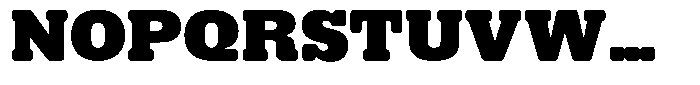 Dean Soft Slab Norm Black Font UPPERCASE