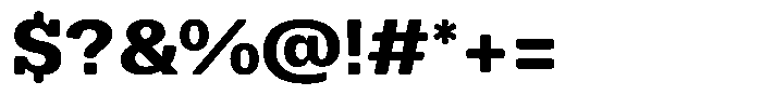 Dean Soft Slab Norm Bold Font OTHER CHARS